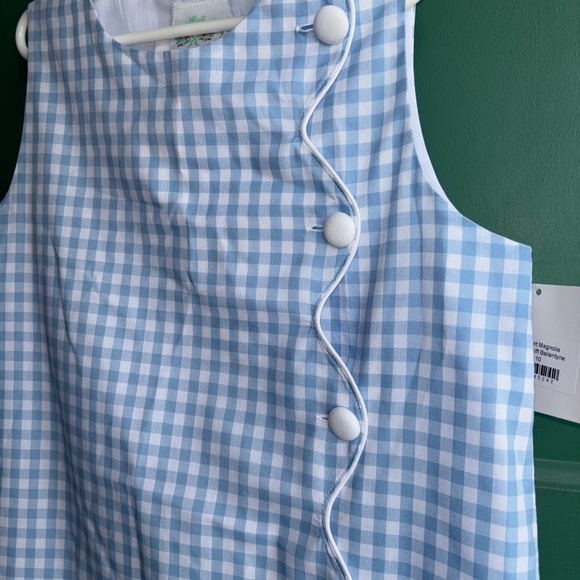 NEW size 10 Mint Magnolia Sara Shift Ballantyne BLue gingham - Picture 4 of 7